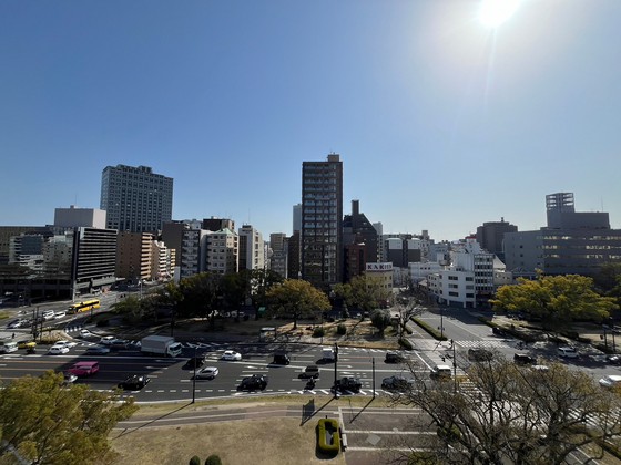 【広島市中区三川町のマンションの眺望】