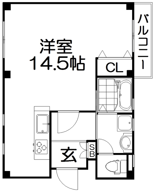 シャンテー私部の間取り