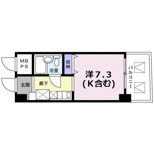 Ｇｌｏｉｒｅ烏丸五条の間取り