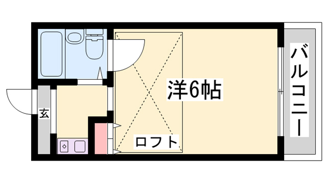 メゾン・ド・ＫＹ西飾磨の間取り