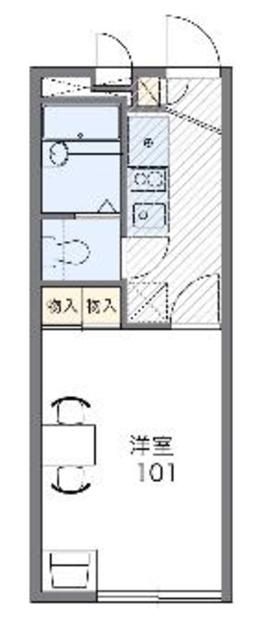 相模原市緑区相原のアパートの間取り