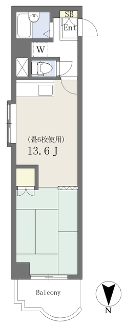 ホワイトシャトー小林の間取り