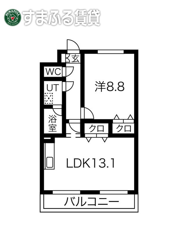 Sky Court Premierの間取り