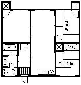 第３コーポ川越の間取り