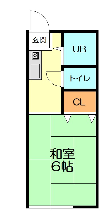 コーポケイIIの間取り