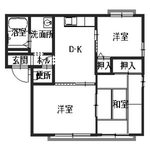 【ボルトシティー熊取２・３の間取り】