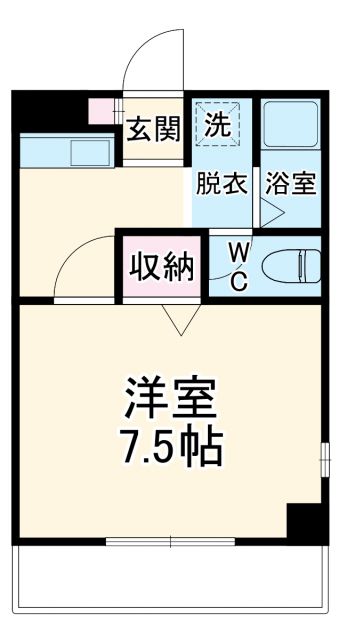 横浜市都筑区仲町台のマンションの間取り