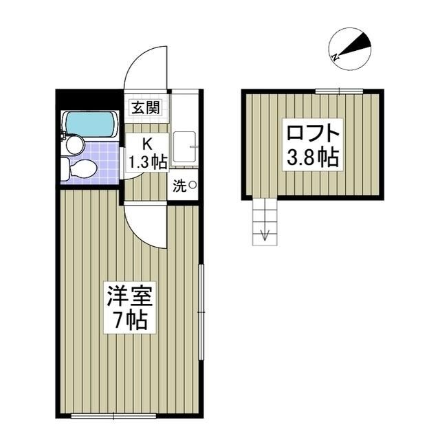 ロフティカゴメの間取り