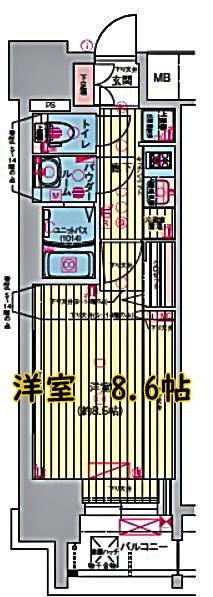 プレサンス大曽根駅前ファーストの間取り