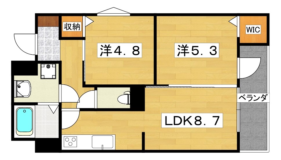 Soleil萱島東の間取り