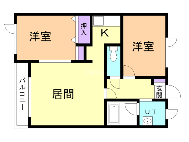 第２ナシオマンションの間取り