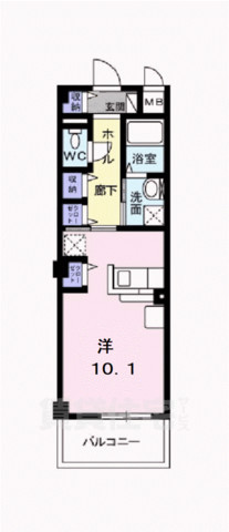 堺市堺区東雲西町のマンションの間取り