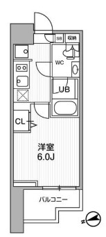 ALTERNA南大井の間取り