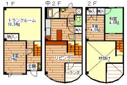 レジデンスコンフォールの間取り