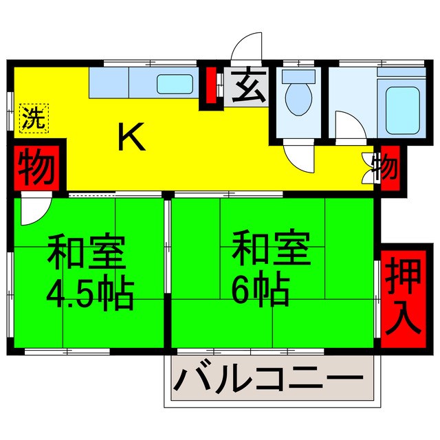 KYS市原の間取り