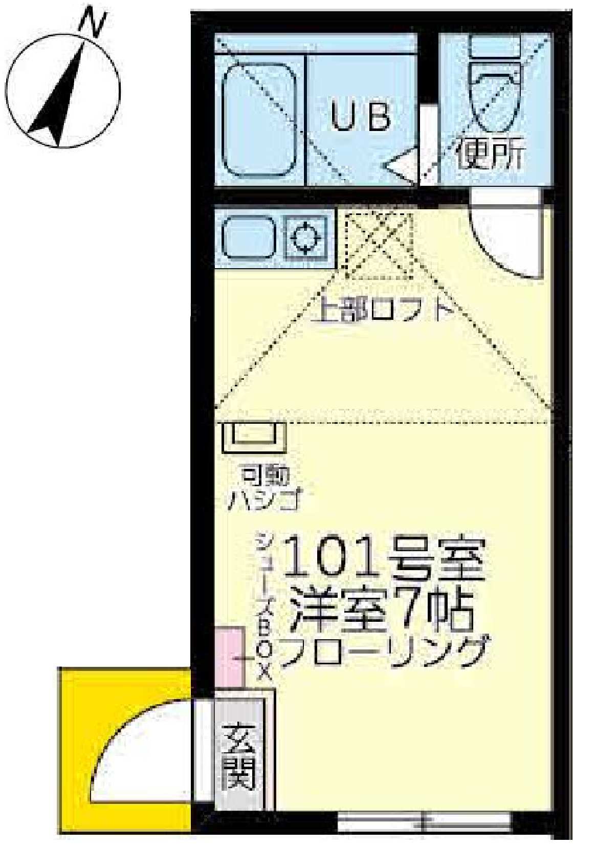 ユナイト三ッ沢マイルストーンの間取り