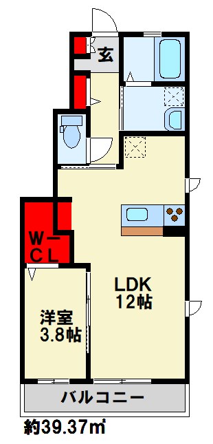 TWIN LEAF COAT　B棟の間取り