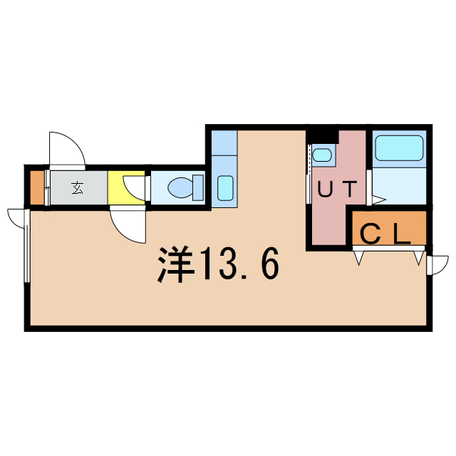 ポラリスＢＩＥＩの間取り