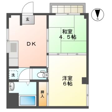 楓マンションの間取り