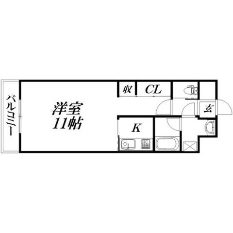 浜松市中央区有玉南町のマンションの間取り