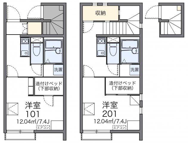 レオネクストラバーズIIIの間取り