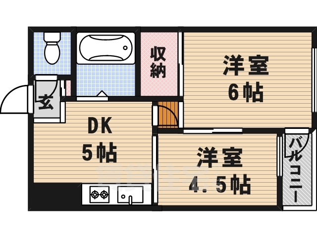 産業ビルの間取り