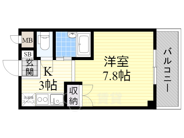 【ＭＥＳＳＡＧＥ放出東の間取り】