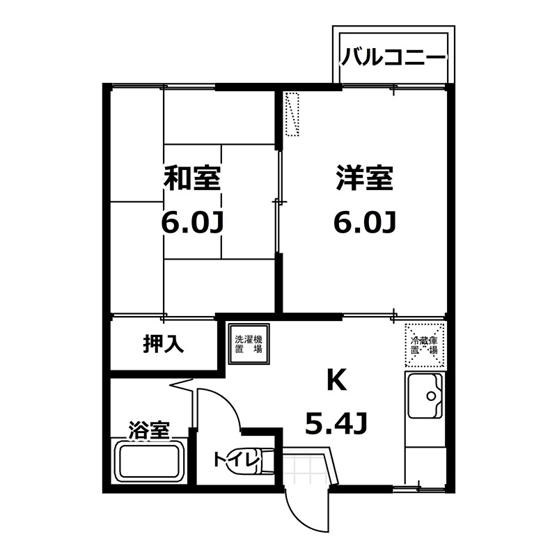 COSMOS N&T I Ｂ棟の間取り