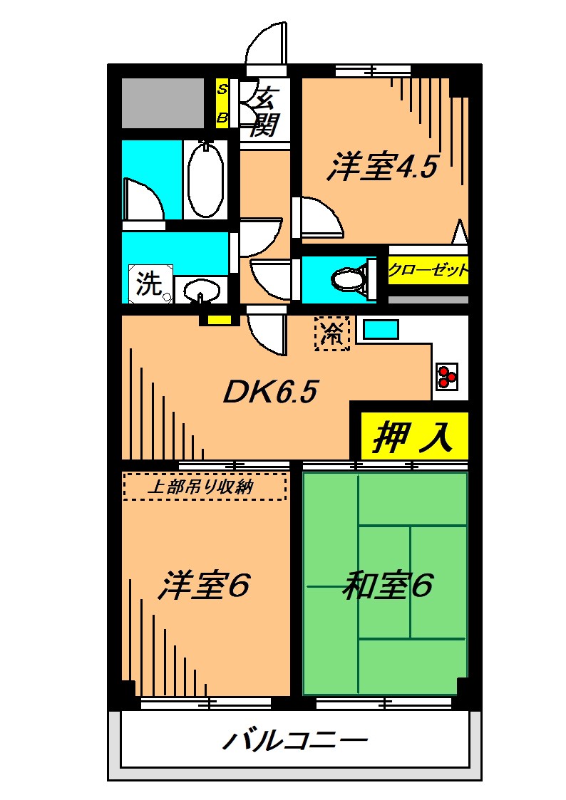 ライオンズマンション武蔵小山の間取り