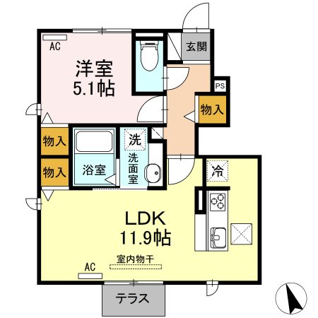 さくら 壱の間取り