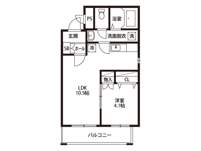 ブレッシングガーデンの間取り