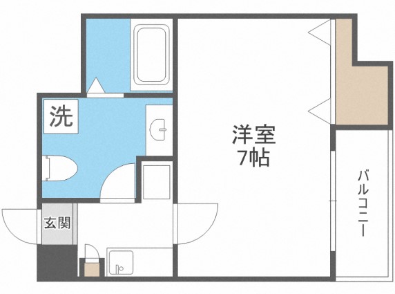 アイセレブ大博通りの間取り