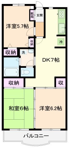 パストラル喜多見の間取り