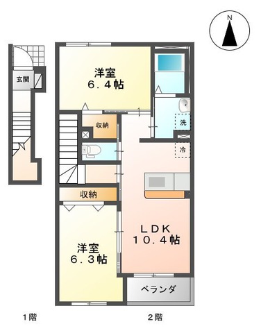 フランク.MIIの間取り