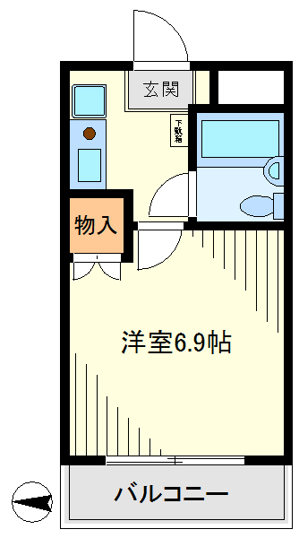 パールすぎたの間取り