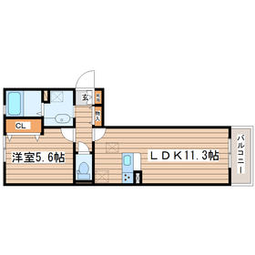 オリエント荒井西の間取り