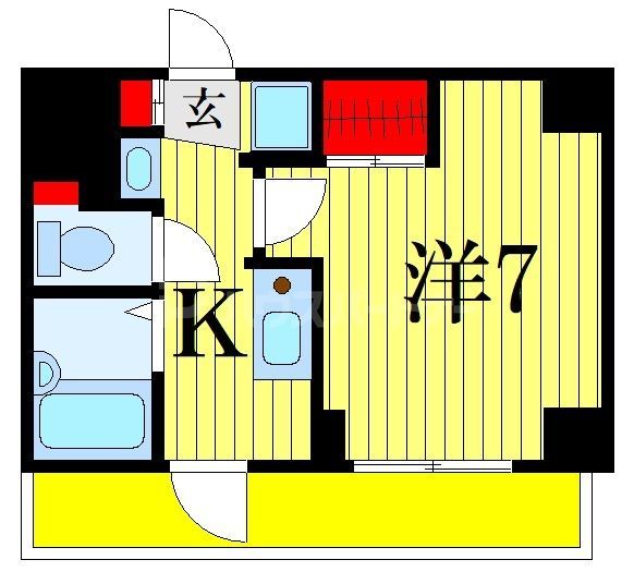 市川市市川南のマンションの間取り