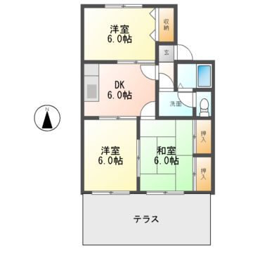 銀杏館の間取り