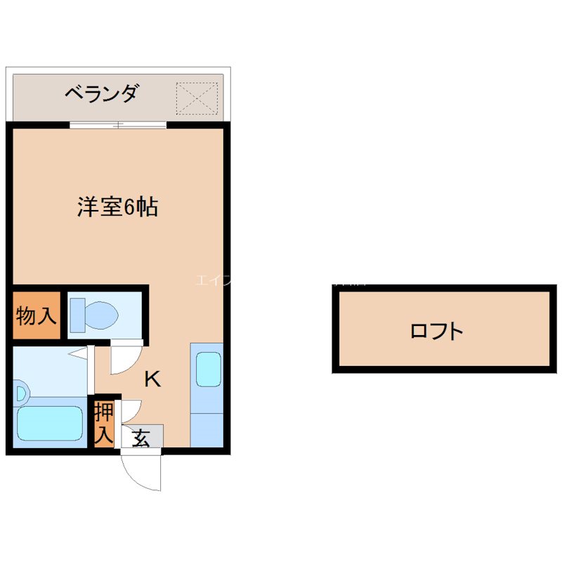 斎藤アパートの間取り