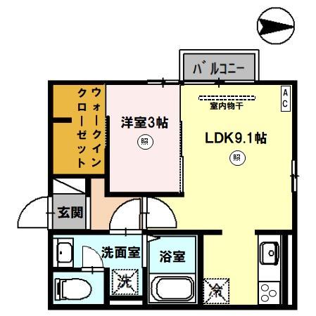 クレシア山総IIの間取り