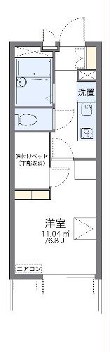 レオパレス神無月の間取り