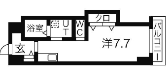 名古屋市緑区鳴子町のマンションの間取り