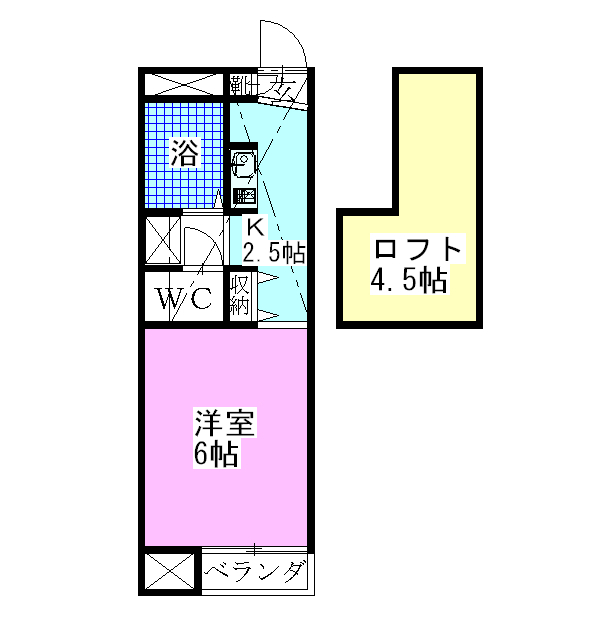 レオパレスメゾンの間取り