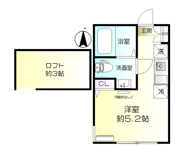 ファインパーク金沢八景Bの間取り