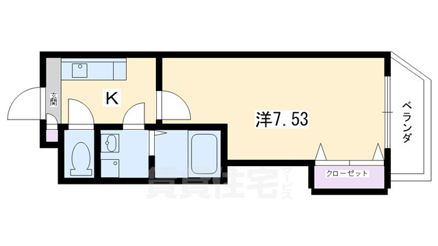 Coto　Glance紫明通の間取り