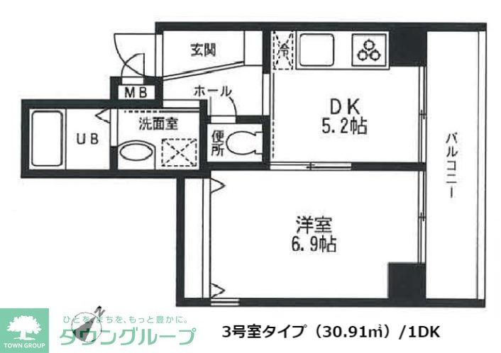 クリアウエストの間取り