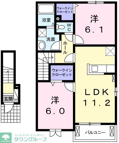 シャン・ド・フルールの間取り