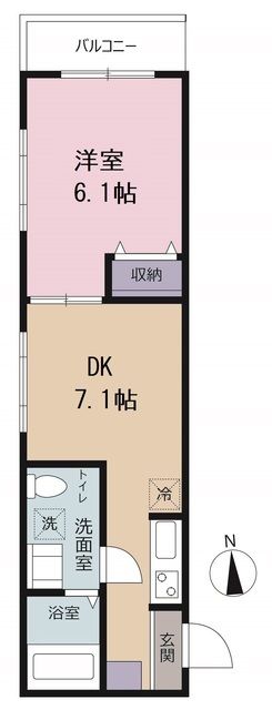 西東京市富士町のマンションの間取り