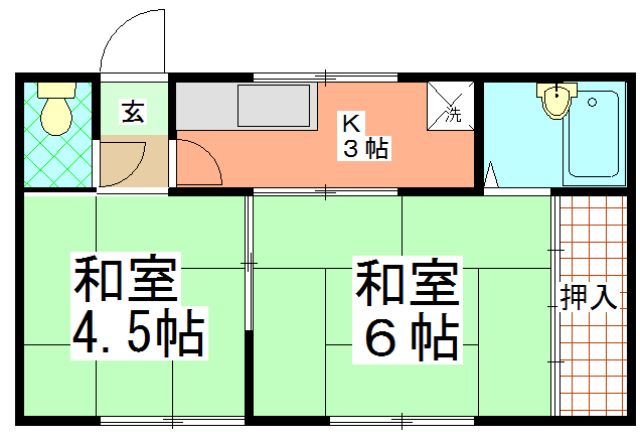 岡部マンションの間取り