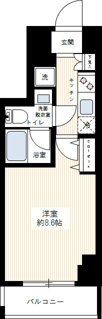 スカイコート板橋大山の間取り